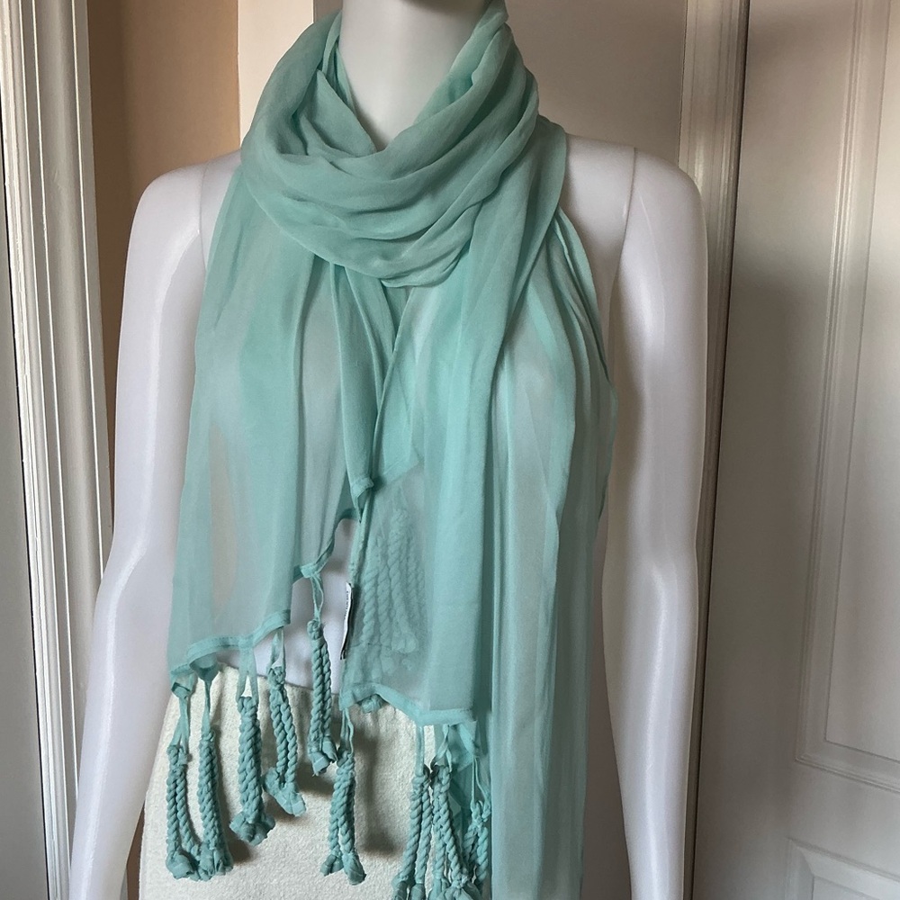 Giorgio Armani Light Blue Scarf